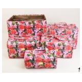 Foldout Travel Cases W/Zipper Pouches / 4 Pc