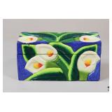 Hand-Painted Talavera-Style Treasure Box