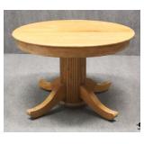 Round Oak Dining Table