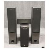 Sony Speaker System w/Yamaha Amp/4 PC