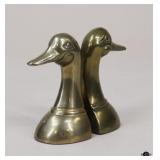 Leonard Brass Duck Bookends / 1 Set