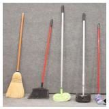 Broom, Mop, Dusters / 5pc