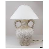 Textured Plaster Table Lamp