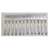 Wallace Sterling Silver Salad Forks / 12 pc