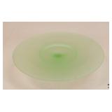 Vaseline Glass Cake Stand