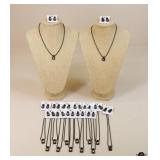 Costume Necklace & Earring Sets / 14 pc