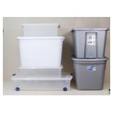 Sterlite + Storage Bins  / 6 Pc