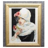 'La rose de Noel' Seg de Paris Crewel