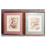 'Apple Tree Boy & Girl' M.J .Hummel Needlepoint