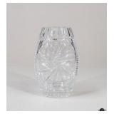 Crystal Vase W/Cut Design