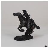 Resin Cowboy  Sculpture