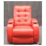 Manual Recliner w/Cup Holders