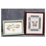 Angel Folk Art 2/Pc