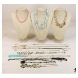 Costume Necklaces / 13 pc