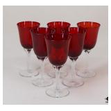 Red Stemware / 6 Pc