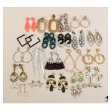 Costume Earrings / 24 pairs