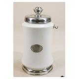 Arte Italica Ceramic & Pewter Canister