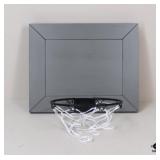 Metal Basketball Hoop W/Wood Backboard