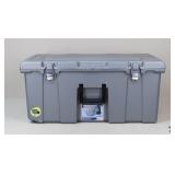 Sterlite Rolling Storage Footlocker-Gray