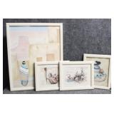Native American Art by Diane Martin 4/Pc