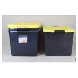 HDX 16 Gallon Latching Totes / 2 Pc