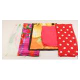 Liz Claiborne, Givenchy + Silk Scarves / 5 Pc