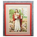'Jesus Our Shepherd' Vintage Crewel