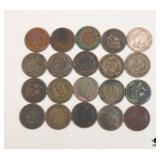 Indian Head Penny Collection / 20 Coins