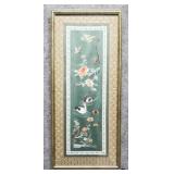 Framed Japanese Silk Panel