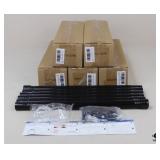 Metal  Curtain Rods / 6 Pc