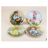 Reco Nursery Rhyme Decorative Plates / 4 Pc