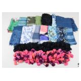 Halston, Lane Bryant Scarves & Boas / 15 Pc