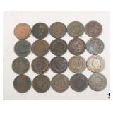 Indian Head Penny Collection / 20 Coins