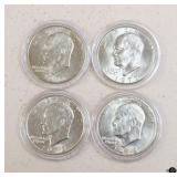 1971-1977 Eisenhower Dollars / 4 pc