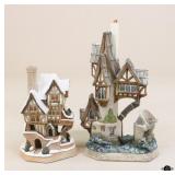 David Winter Cottage Figurines / 2 Pc