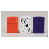 Zippo Lighters / 3 Pc