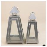 Metal Lanterns / 2 Pc