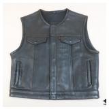 Sz M First Leather Vest