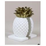 Pair of Pineapple Bookends