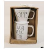 Rae Dunn Artisan Collection Coffee Drip & Mug Set