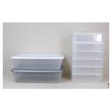 Sterlite Storage Containers / 8 Pc