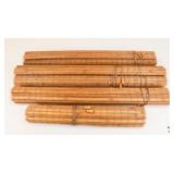 Whole Space Bamboo Roman Shades / 4 Pc
