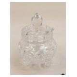 Crystal Marmalade Jar W/Spoon