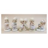 Precious Moments Figurines / 5 Pc
