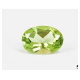 Peridot Loose Gemstone / .90 ct