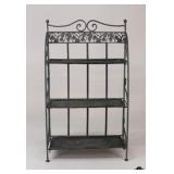 Folding 3-Tier Metal Shelf