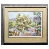 'Saguaro Sunrise' S/N Print by Tom Hill