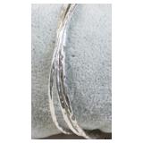 3 Sterling Silver Bangle Bracelets