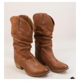 Sz 9.5 Naughty Monkey Leather Boots