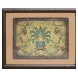 Abigail Kamelhair Pineapple Print